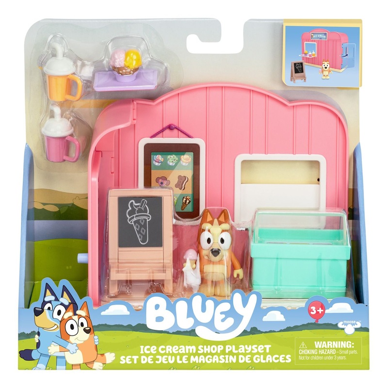BLUEY 17553 ICE CREAM SHOP PLAYSET