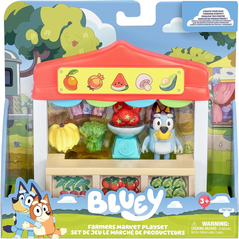 BLUEY 17555 FARMERS MARKET PLAYSET