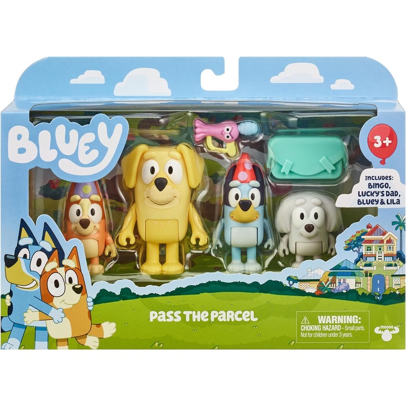 BLUEY 17558 PASS THE PARCEL FIGURE PACK