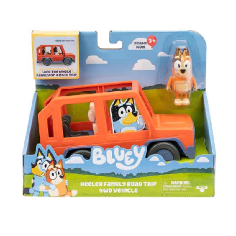 BLUEY 17661 HEELER FAMILY ROAD TRIP 4WD VEHICLE
