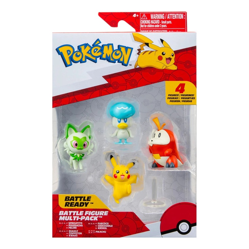 **25% OFF** POKEMON PKW3402 BATTLE PACK SPRIGATITO FUECOCO QUAXLY PIKACHU