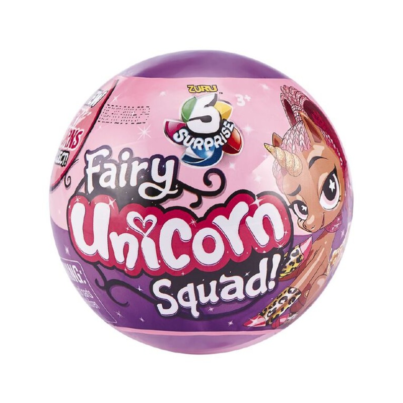 5 SURPRISE FAIRY UNICORNSQUAD BALL BY ZURU