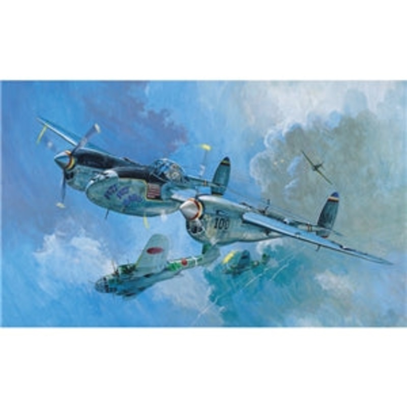 ACADEMY 12282  P-38 DROOPSNOOT   1/48 SCALE