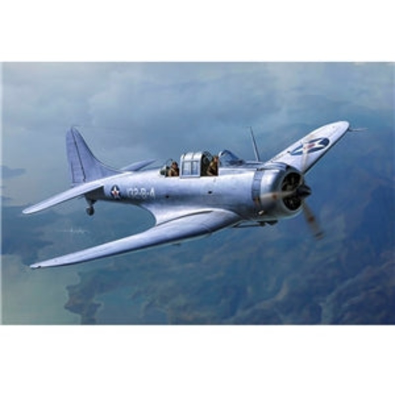 ACADEMY 12331 USMC SBD-1 PEARL HARBOR  1/48 SCALE