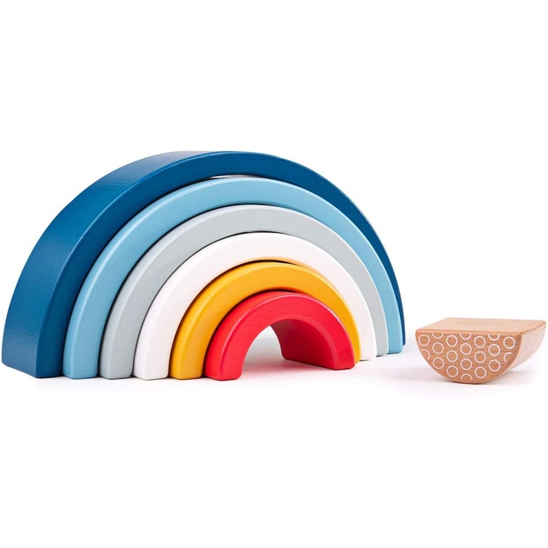 BIGJIGS 33026 WOODEN RAINBOW ARCHES