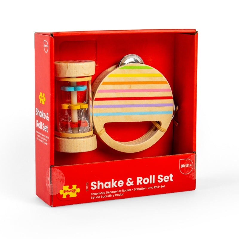 BIGJIGS 37070 SHAKE AND ROLL SET