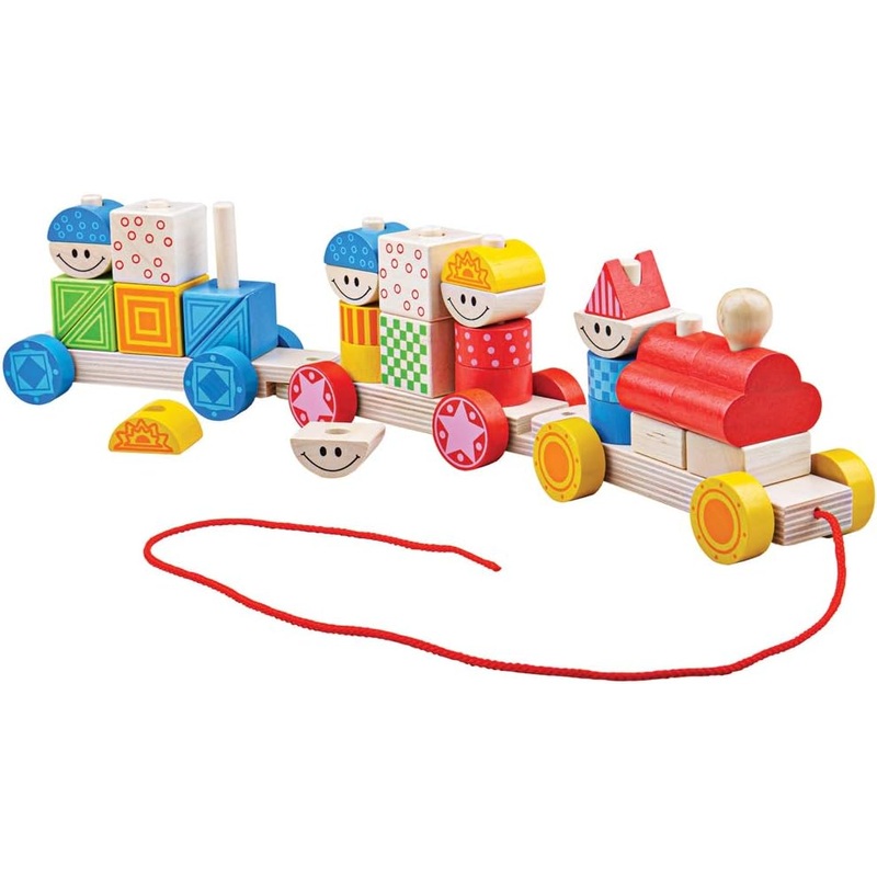 BIGJIGS BB037 WOODEN BUILD UP TRAIN