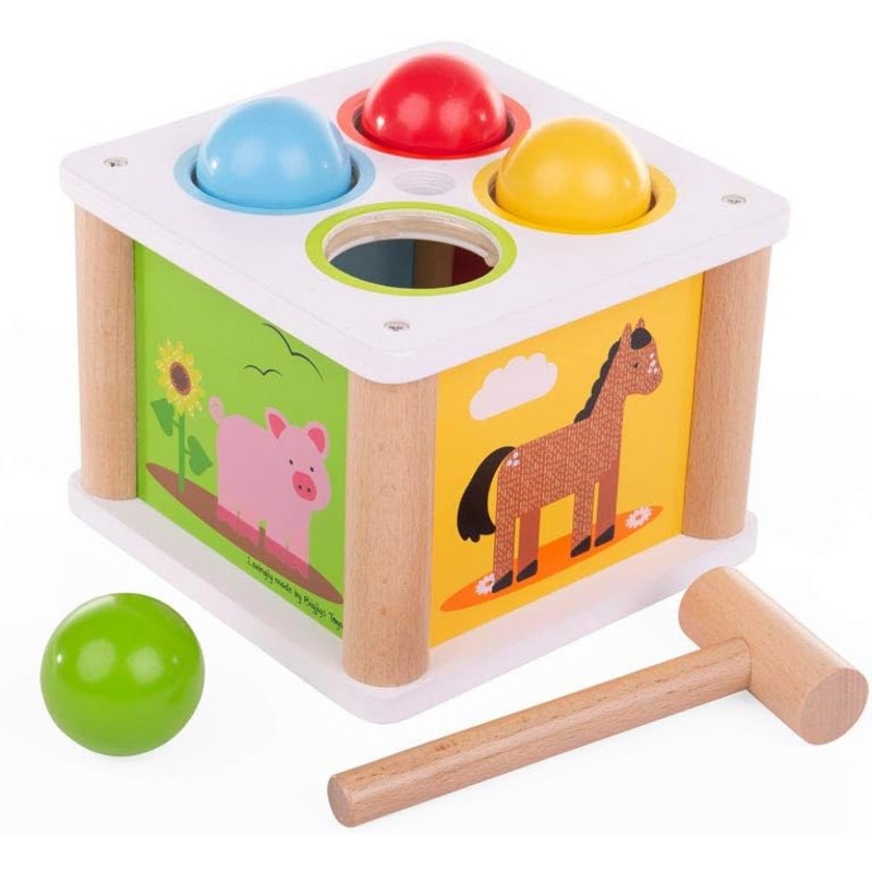 BIGJIGS BB551 WOODEN TAP TAP BALL