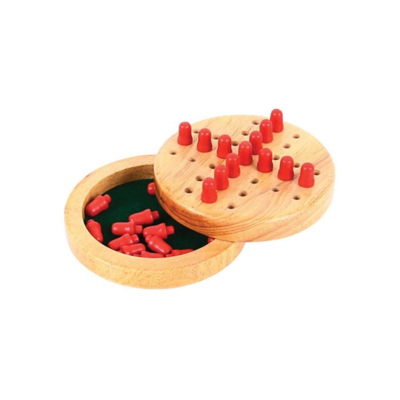 BIGJIGS BJ156 WOODEN MINI SOLITAIRE