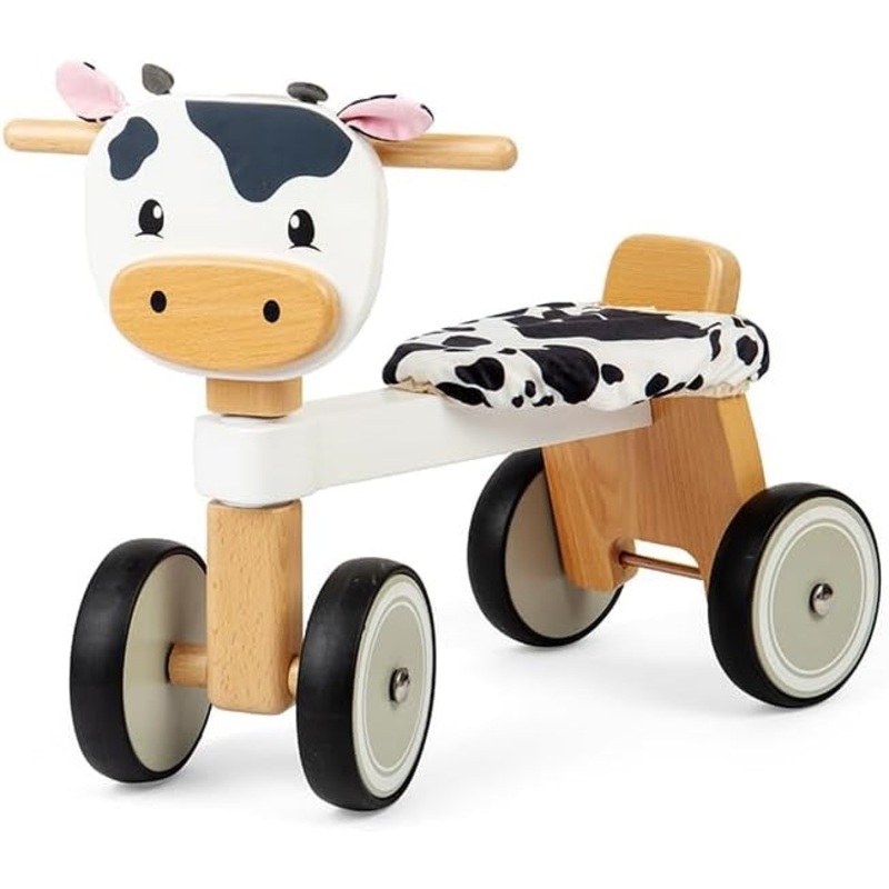 BIGJIGS BJ36057 WOODEN RIDE ON COW
