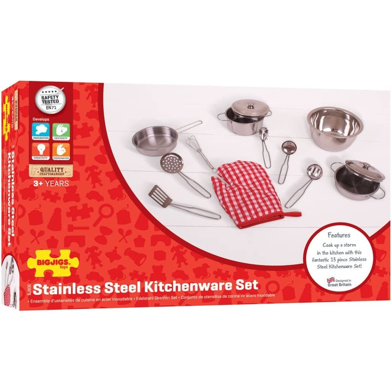 BIGJIGS BJ606 STAINLESS STEEL KITCHENWARE SET