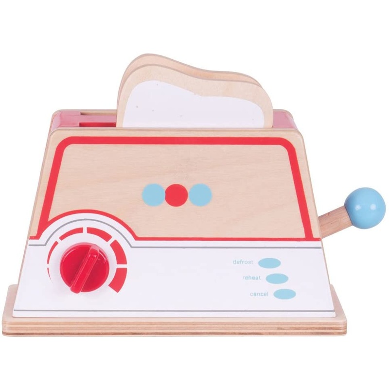 BIGJIGS BJ618 WOODEN TOASTER