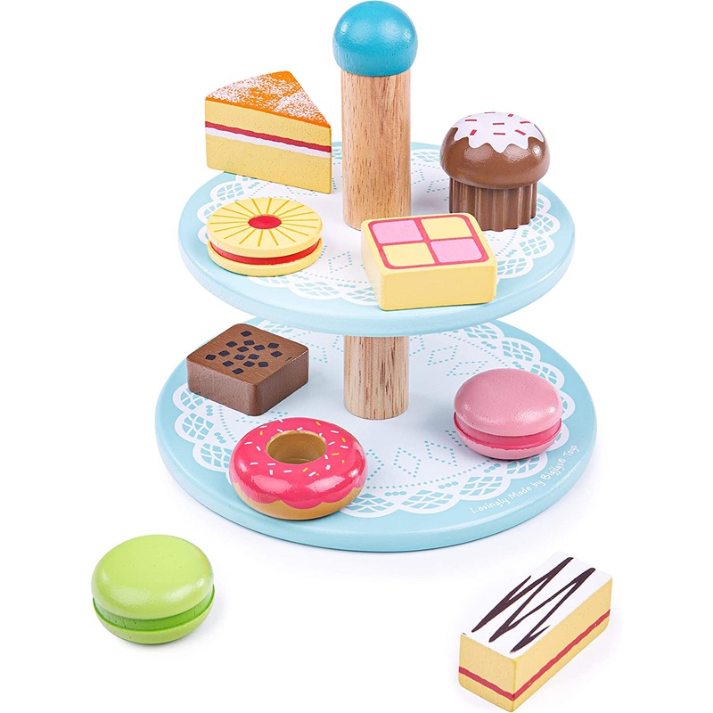 BIGJIGS BJ621 WOODEN CAKE STAND