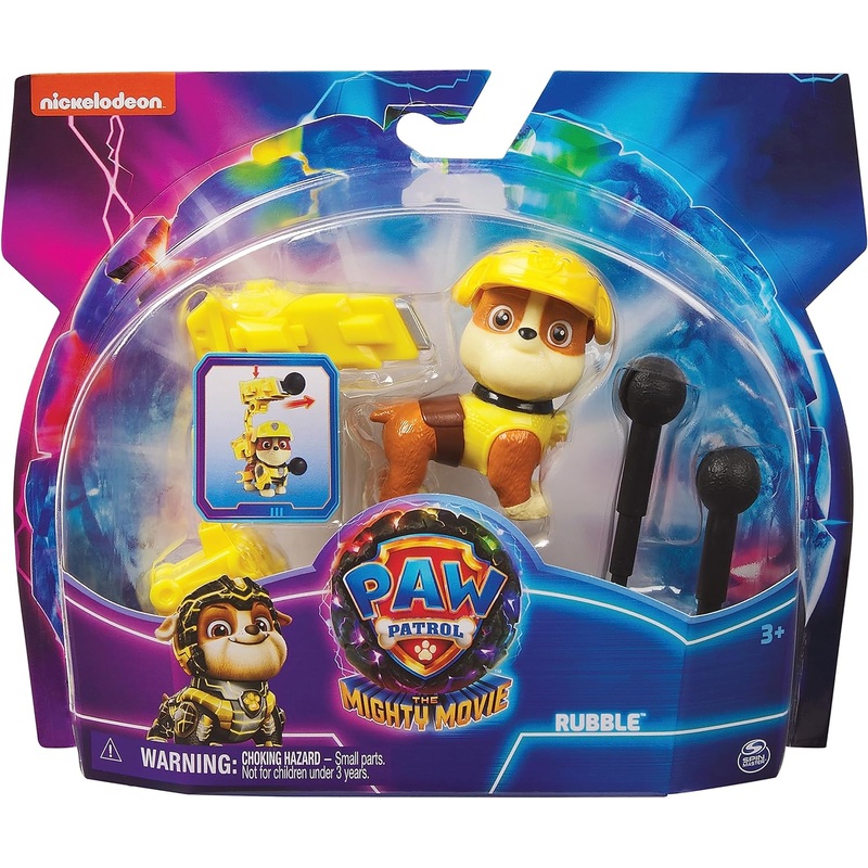 ** HALF PRICE ** PAW PATROL 20145425 MIGHTY MOVIE  RUBBLE HERO PUP