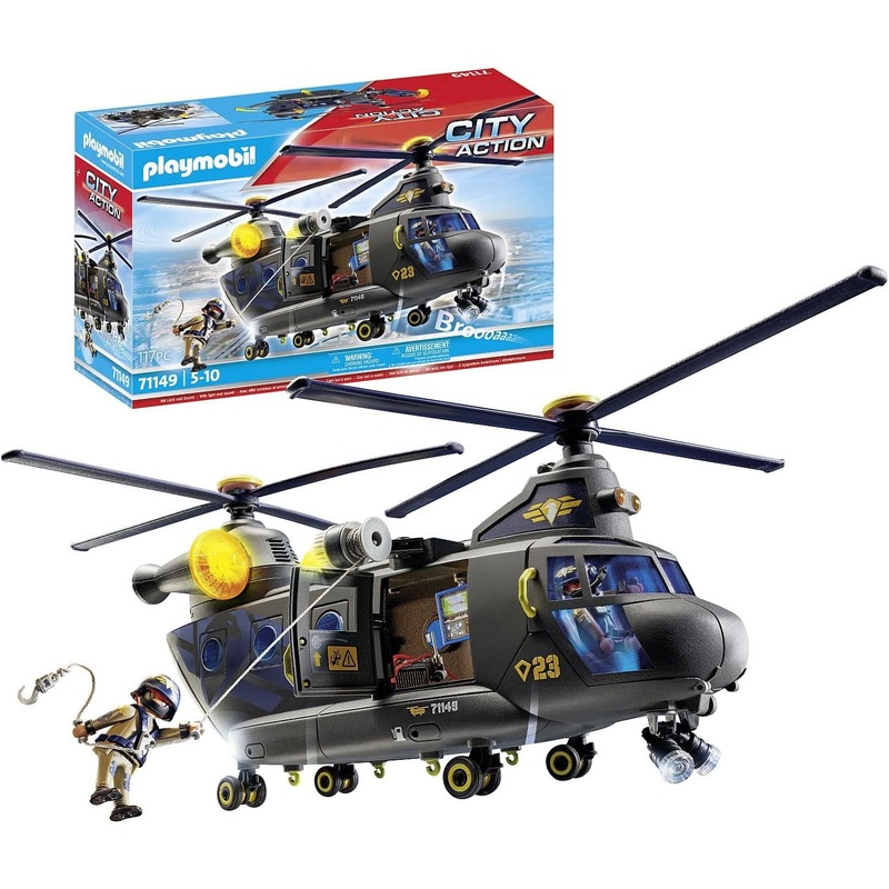 **SALE** PLAYMOBIL 71149 CITY ACTION TACTICAL UNIT RESCUE AIRCRAFT