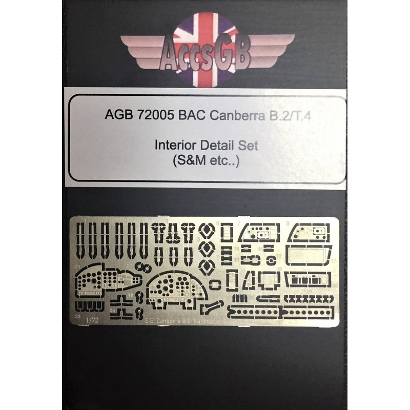 1/72 BAC/EE Canberra B.2/T.4 Interior Detailing Set (for S&M Kits)