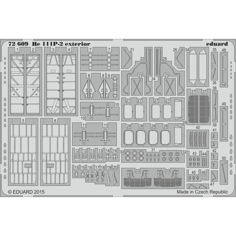 1/72 He 111P-2 Exterior (for Airfix)