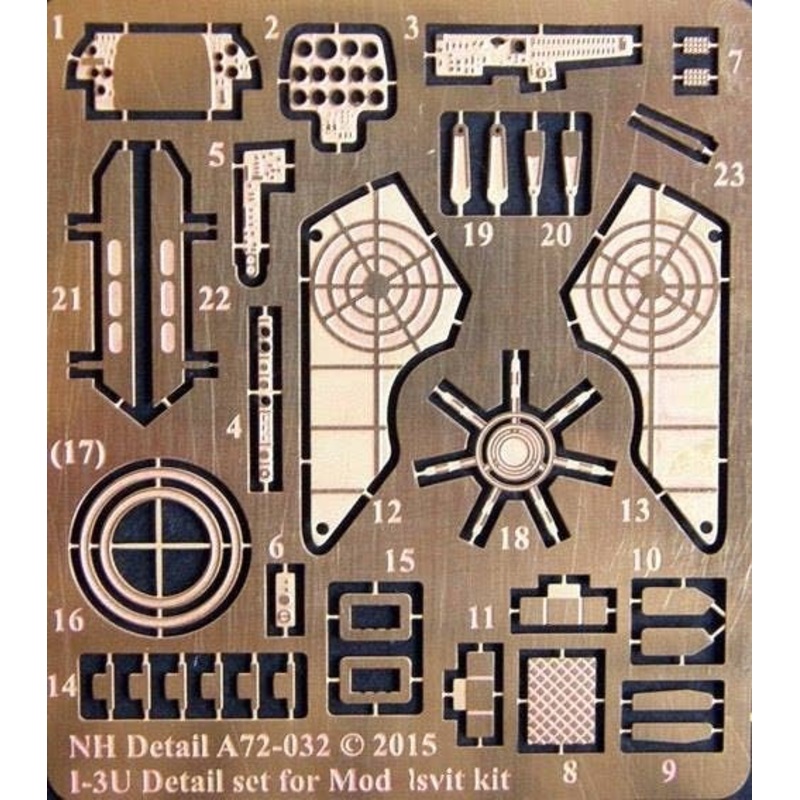 1/72 MiG I-3U (I-420) Detail Set (ModelSvit 72010)