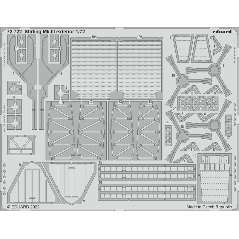 1/72 Stirling Mk.III exterior (for ITALERI)