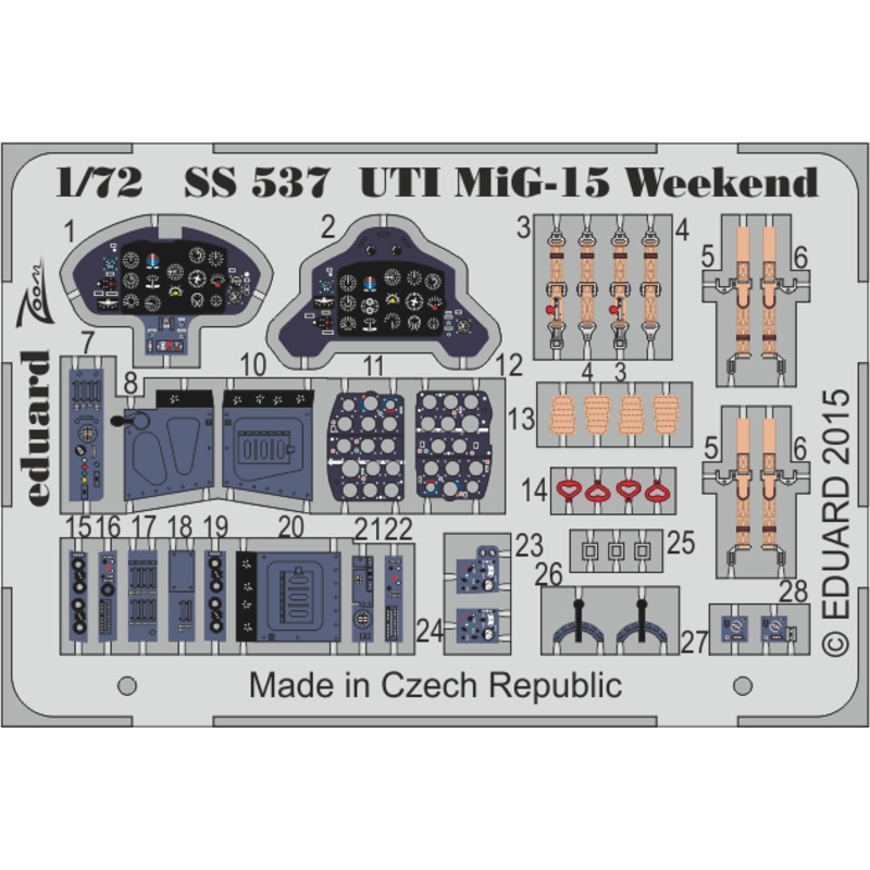 1/72 UTI MIG-15 Weekend (Eduard)