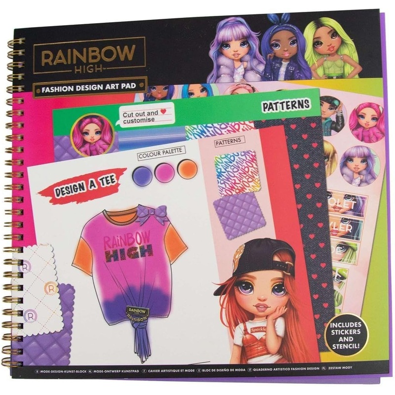 ** 25% OFF **MGA RAINBOW HIGH FASHION DESIGN ART PAD