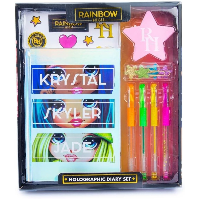 ** 25% OFF ** MGA RAINBOW HIGH HOLOGRAPHIC DIARY SET