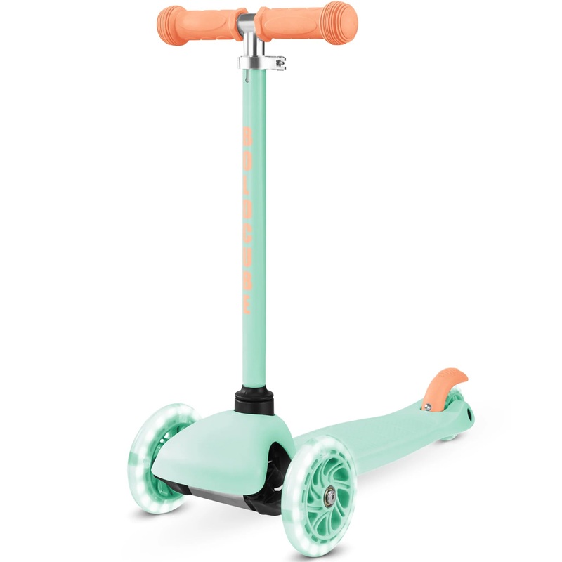 ** 30% OFF ** BOLDCUBE SKY007 3 WHEEL SCOOTER MINT LIGHT UP WHEELS