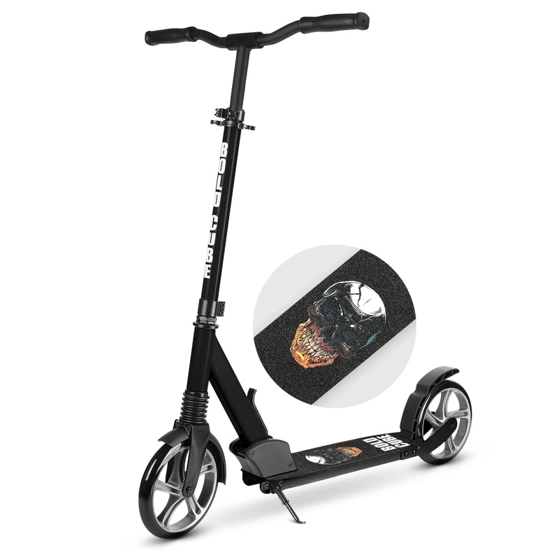 ** 30% OFF ** BOLDCUBE SKY042 2 WHEEL LARGE FOLDING SCOOTER TEEN/ADULT BLACK