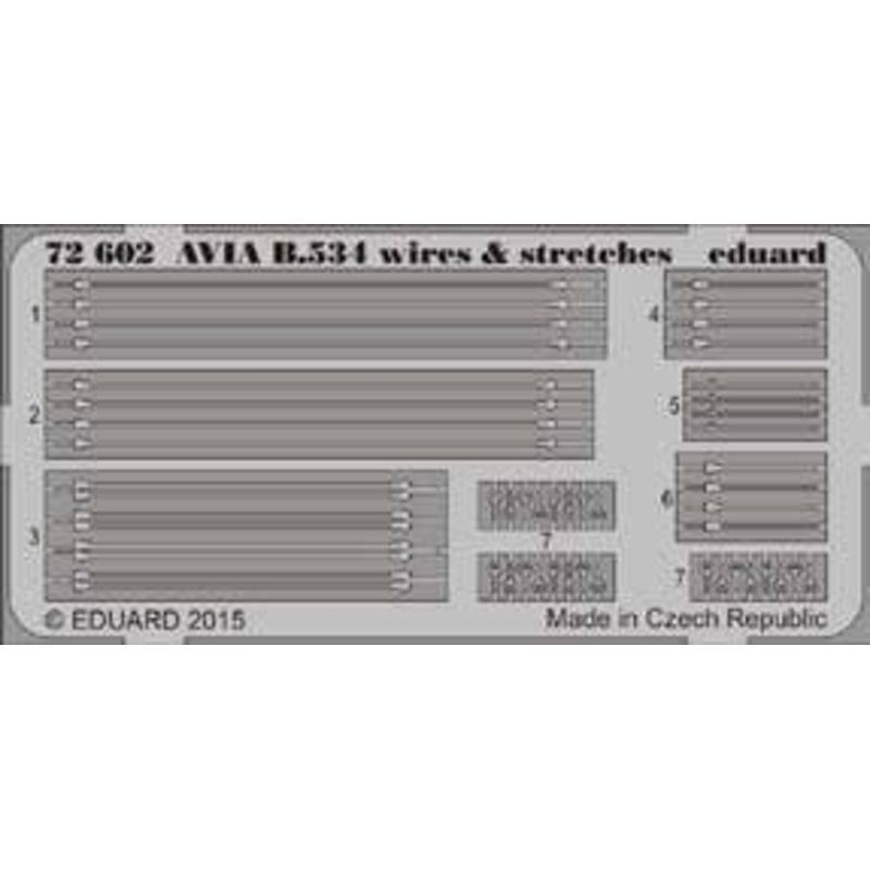 1/72 Avia B.534 Wires & Stretchers (for Eduard)