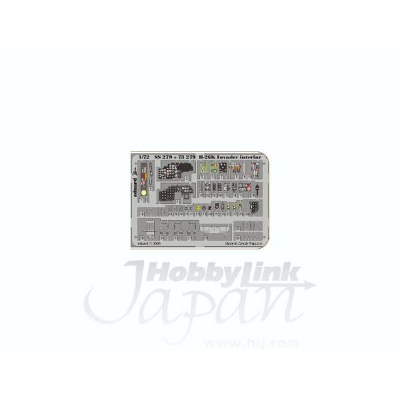 1/72 B-26K Invader Interior Zoom Color PE (for Italeri)