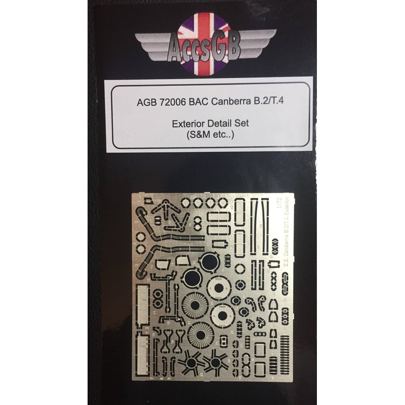 1/72 BAC/EE Canberra B.2/T.4 Exterior Detailing Set