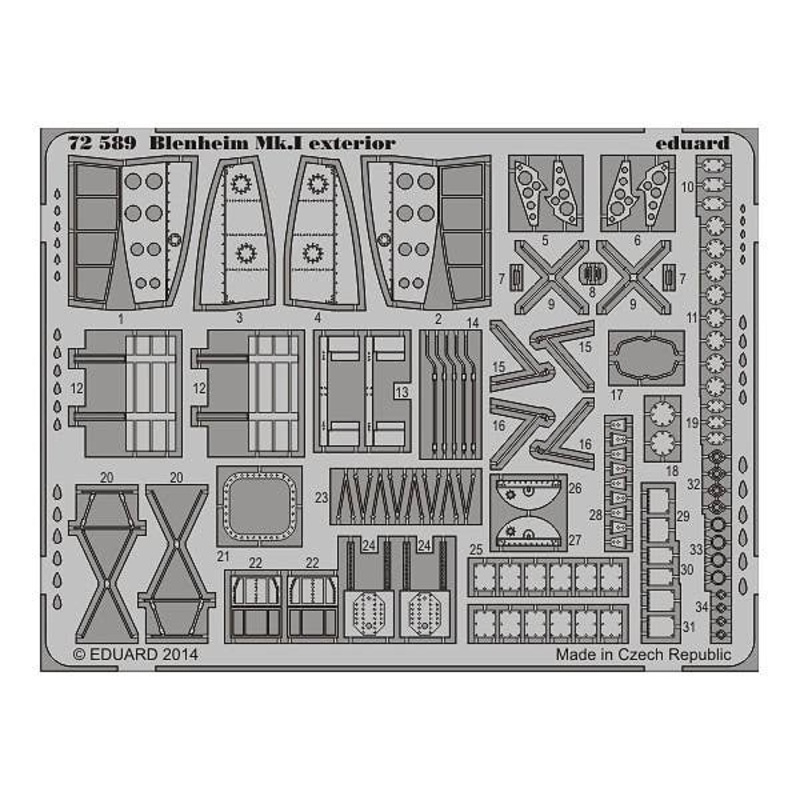 1/72 Blenheim Mk.I Exterior (for Airfix)