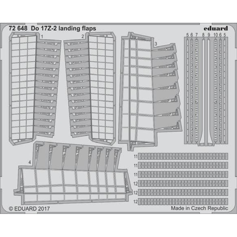 1/72 Do 17Z-2 Landing Flaps (ICM)