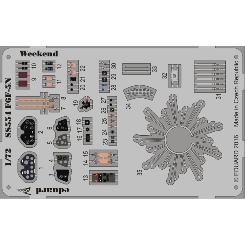 1/72 F6F-5N Weekend (for Eduard)