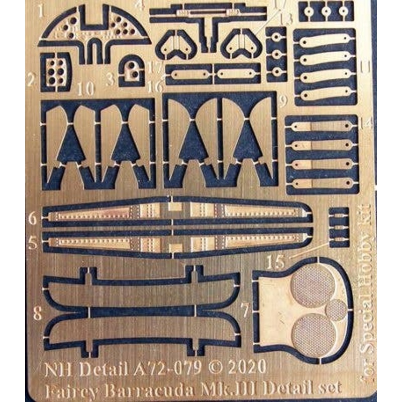 1/72 Fairey Barracuda Mk.III Detail Set for Special Hobby