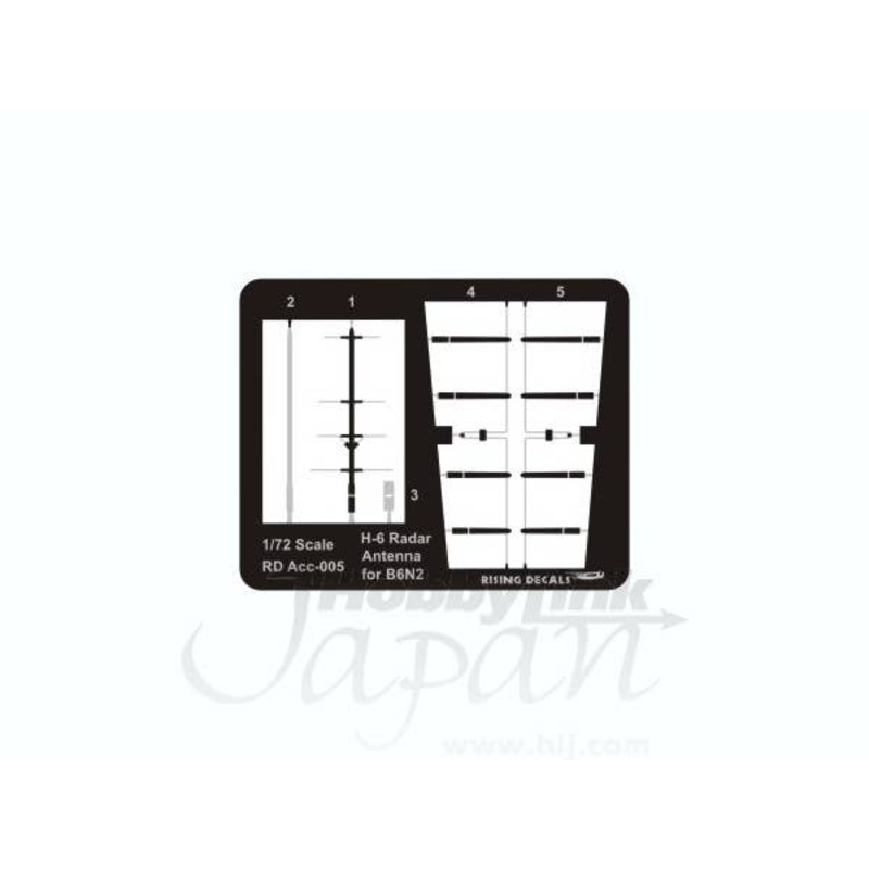1/72 H-6 Radar Antenna for B6N2 Jill (for Fujimi)