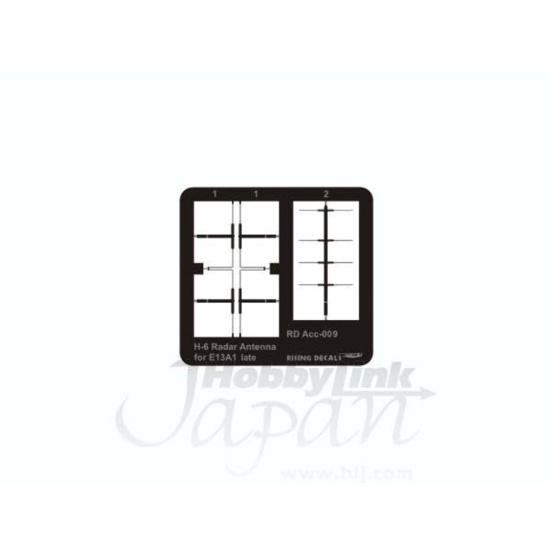 1/72 H-6 Radar Antenna for E13A1 Jake (for Hasegawa)