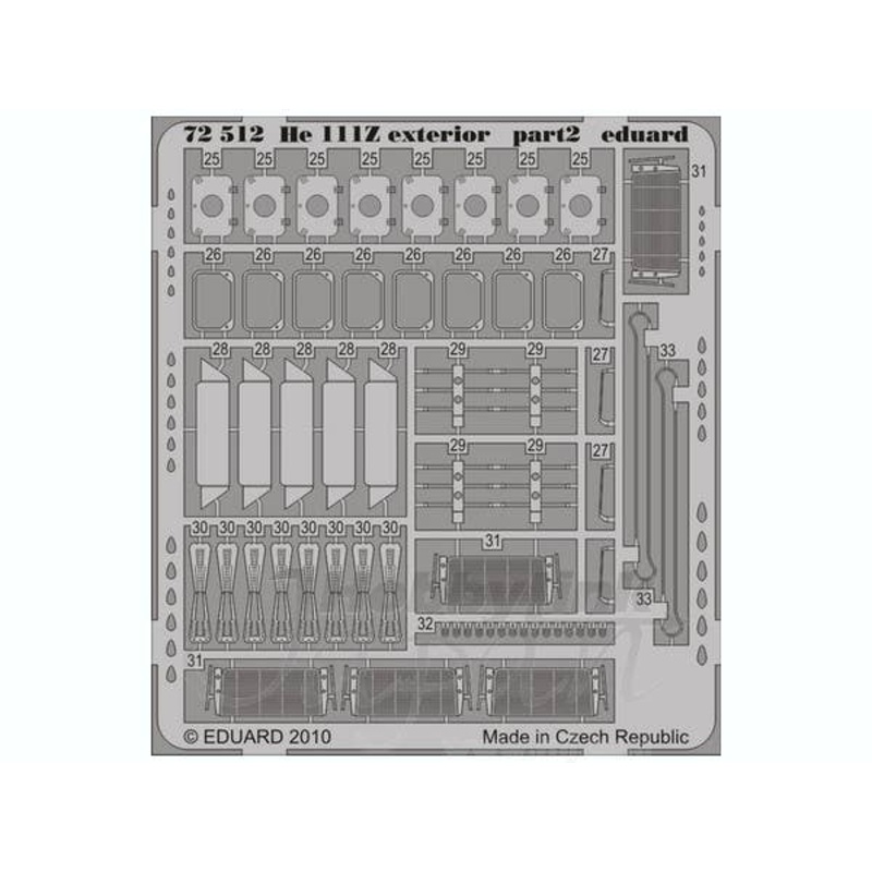 1/72 He 111Z Exterior (for Hasegawa)