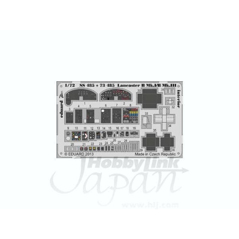 1/72 Lancaster B Mk.I/B Mk.III Interior S.A. (Airfix)