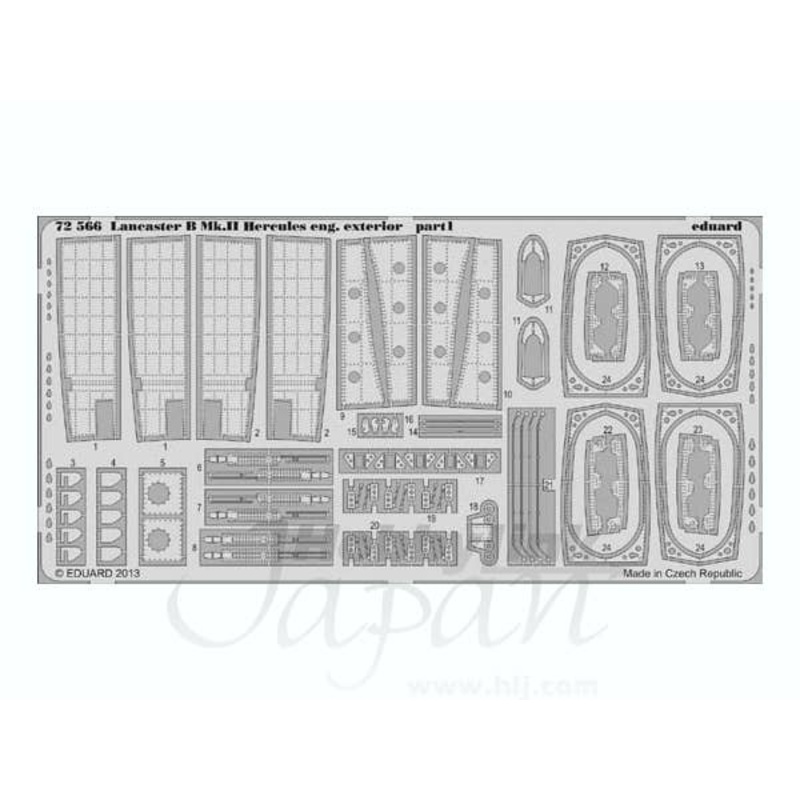 1/72 Lancaster B Mk.II Exterior (for Airfix)