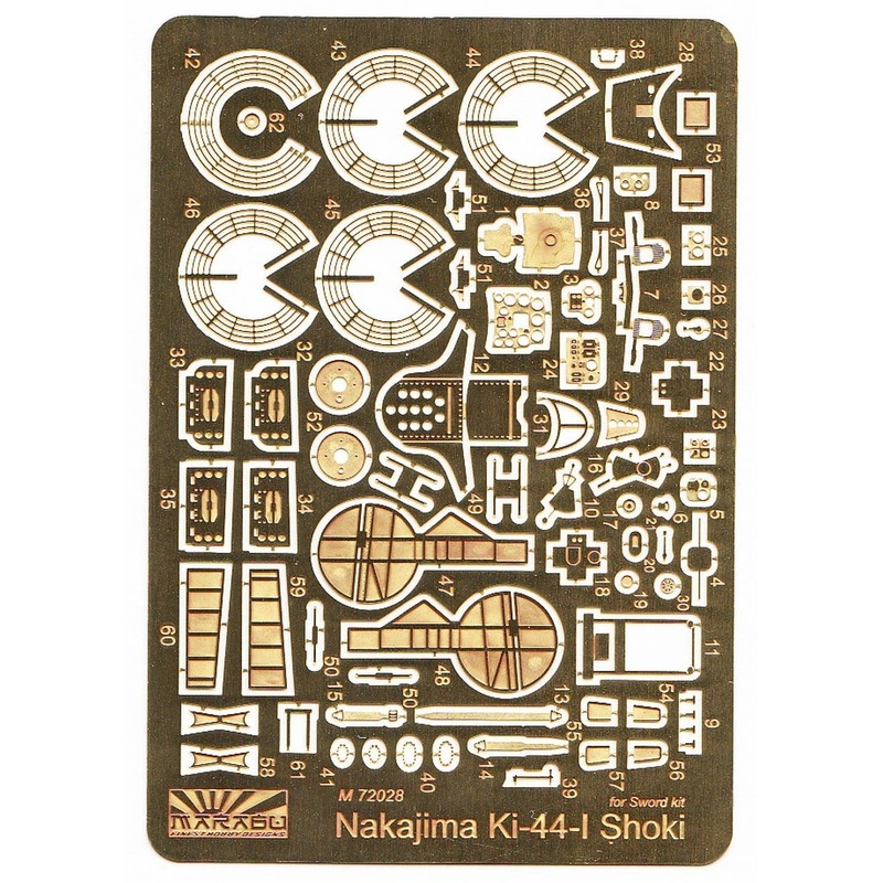1/72 Nakajima Ki-44 Shoki PE Set (Sword)