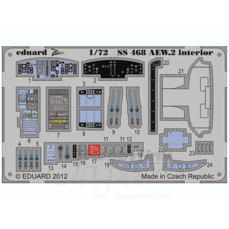 1/72 Sea King AEW.2 Interior S.A. (Cyber Hobby)