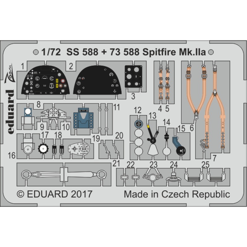 1/72 Spitfire Mk.Iia (for REVELL)