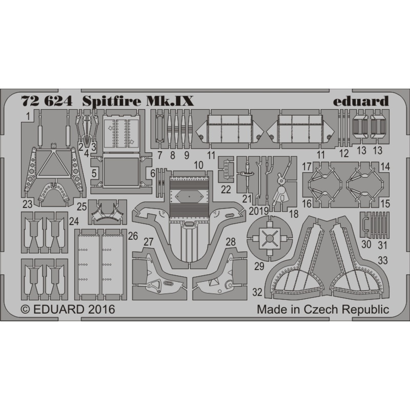 1/72 Spitfire Mk.IX (Eduard)