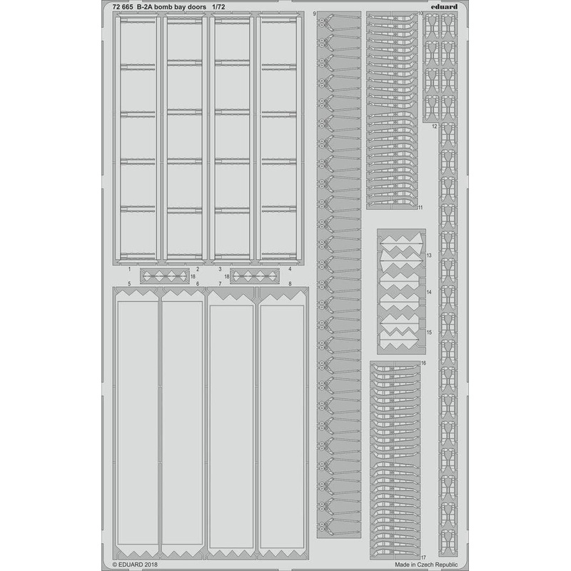 1/72 B-2A Bomb Bay Doors (for Model Collect)