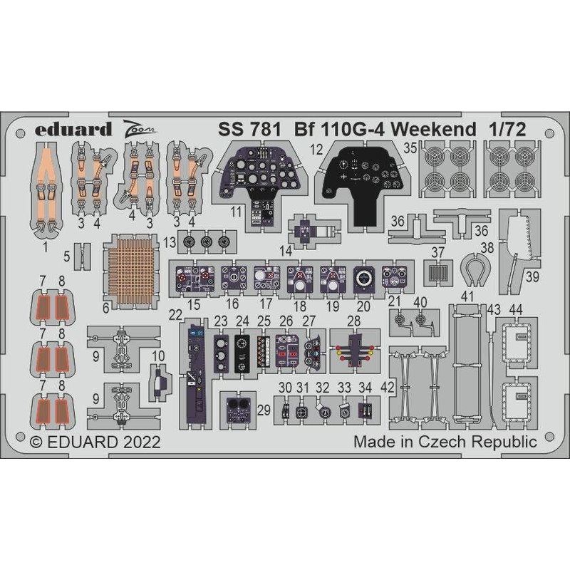 1/72 Bf 110G-4 Weekend (for EDUARD)