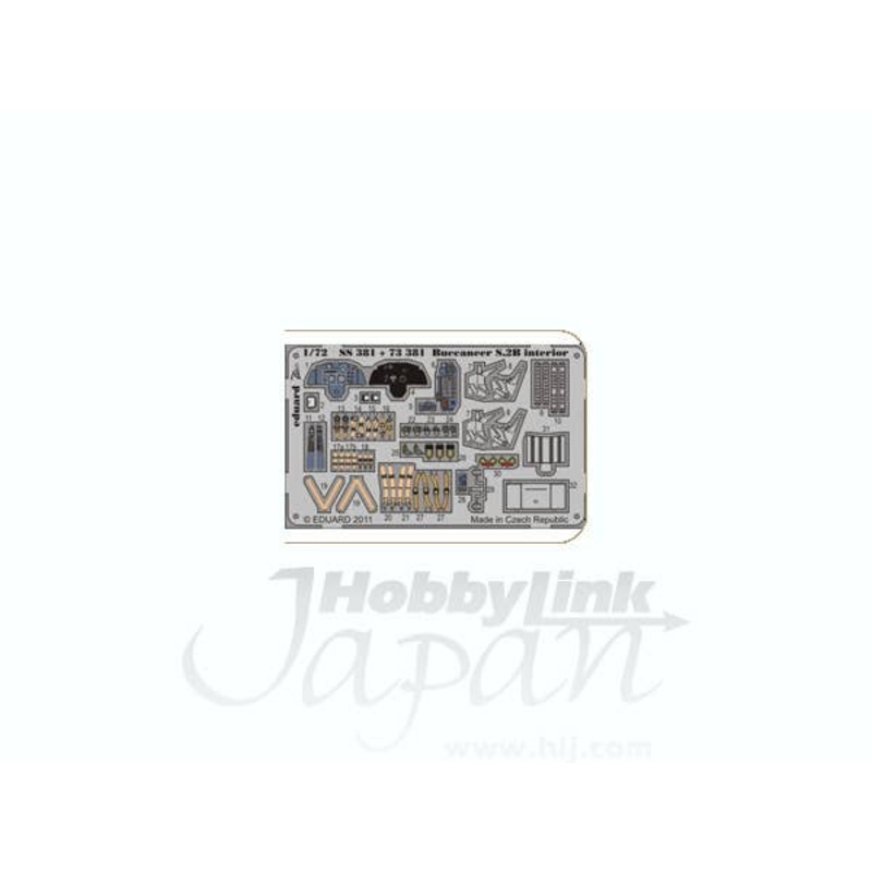 1/72 Buccaneer S.2B Interior Self-Adhesive (for Airfix)