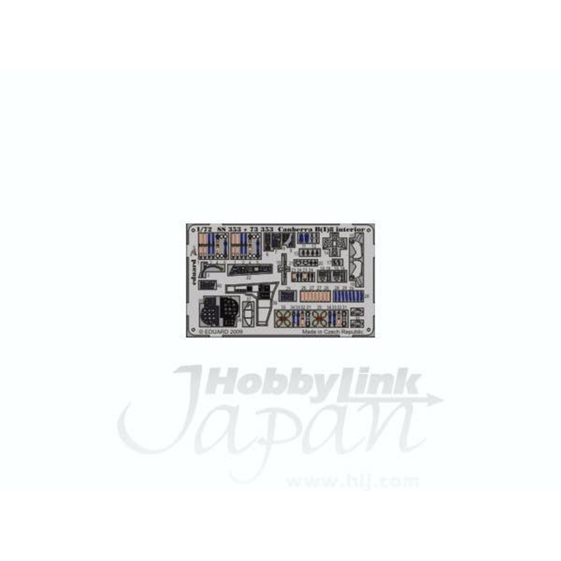 1/72 Canberra B(I)8 Photo-Etched Parts S.A. (for Airfix)