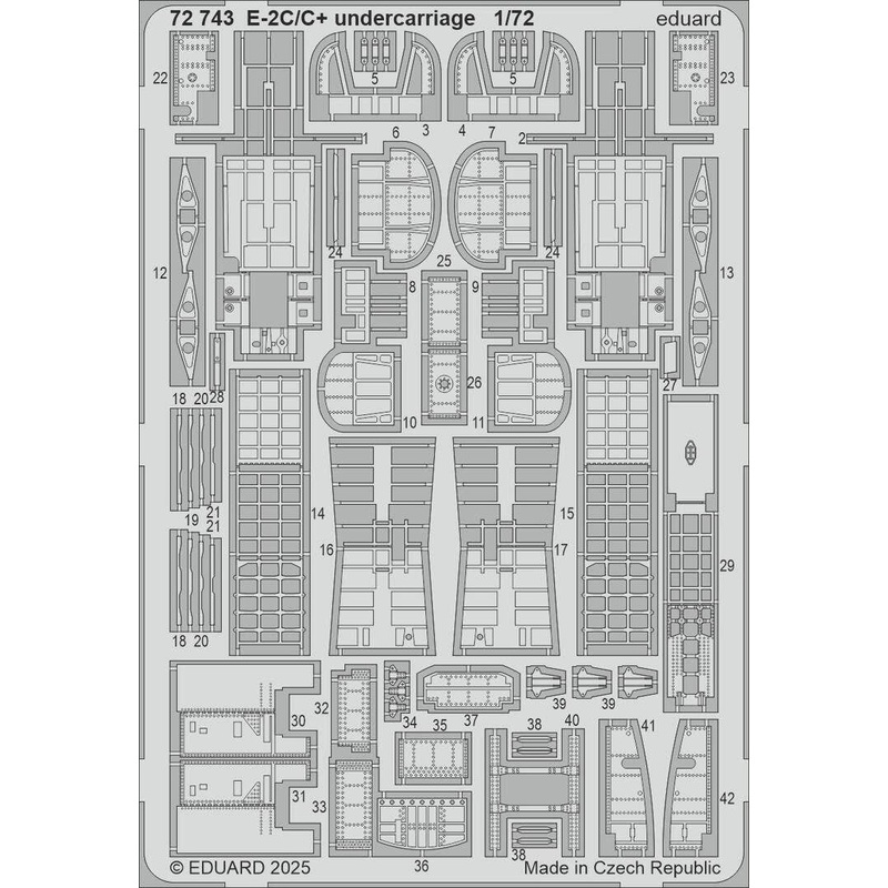 1/72 E-2C/C+ undercarriage