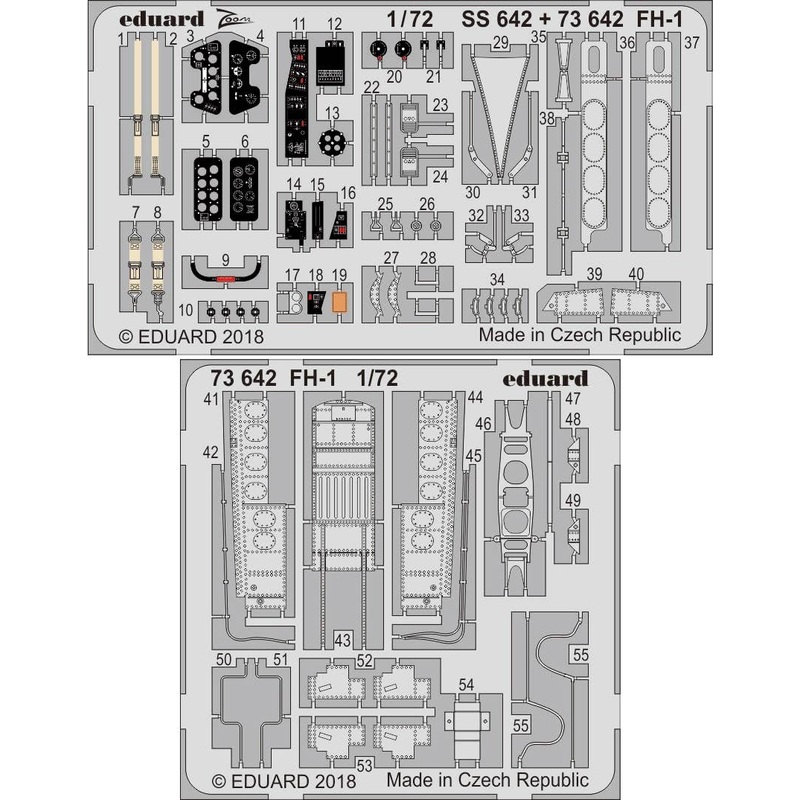 1/72 FH-1 Photo-Etched Parts (for Special Hobby)